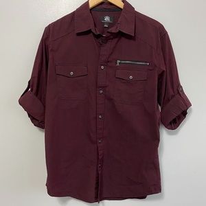 Mens Rock & Republic Casual Button Down
